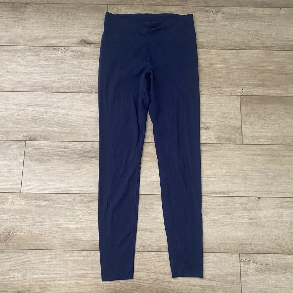 Under‎ Armour Leggings Compression Fitted High Rise Womens S Blue Perforated